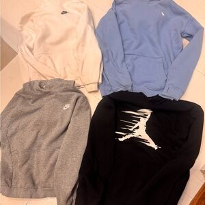 Nike, Jordan, Abercrombie Sweatshirt hoodie Bundle.